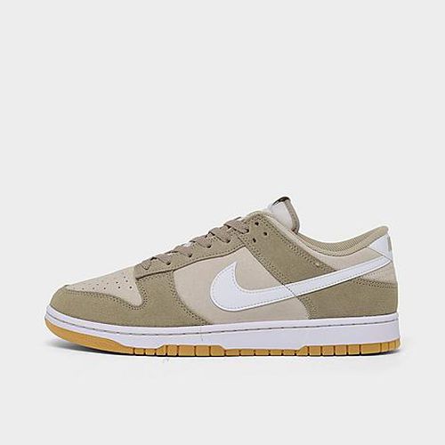Men's Dunk Low Retro SE Casual Shoes in Pale Ivory/White/Light Orewood Brown