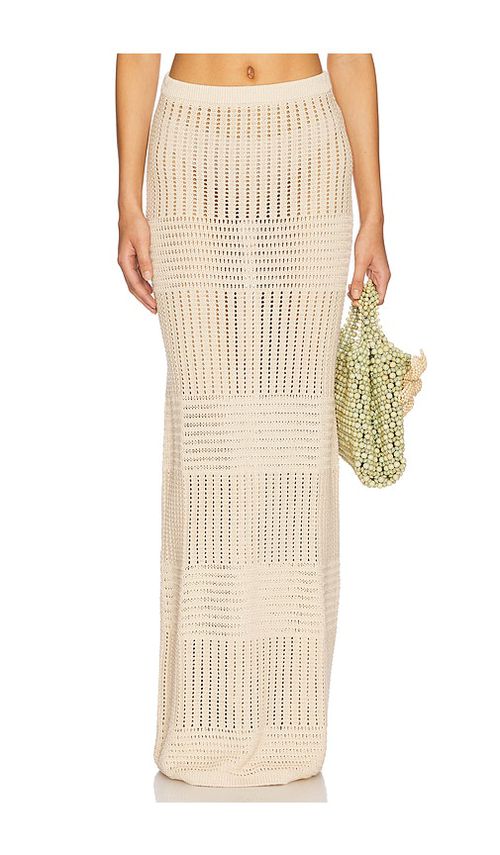 Lovers and Friends Aneta Maxi Skirt in Beige.  XS. Also in L, M