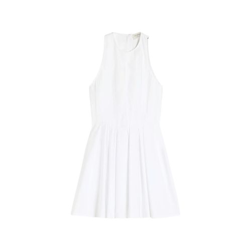 Pleated Mini Dress