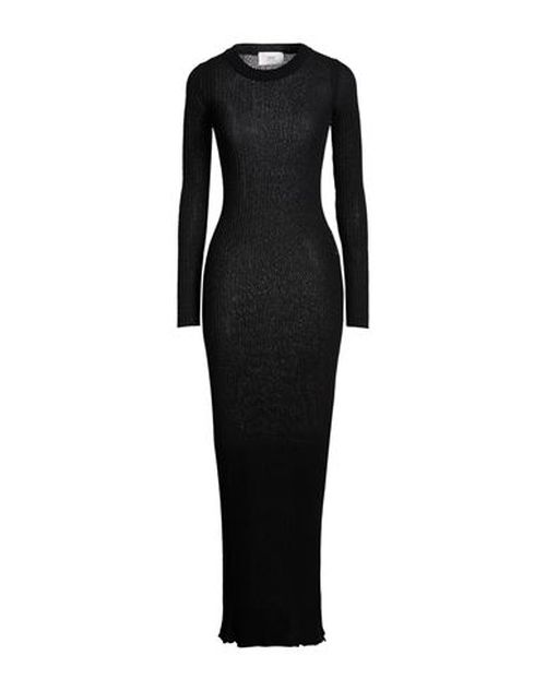 Woman Maxi dress Black Size L Viscose, Polyamide