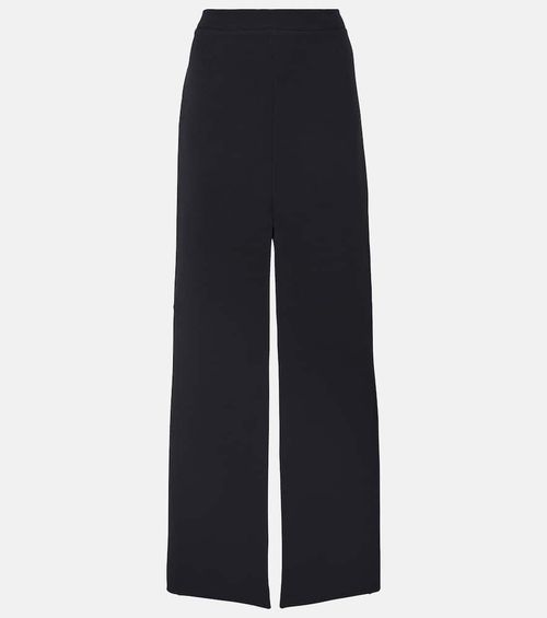Elowen high-rise crêpe maxi skirt