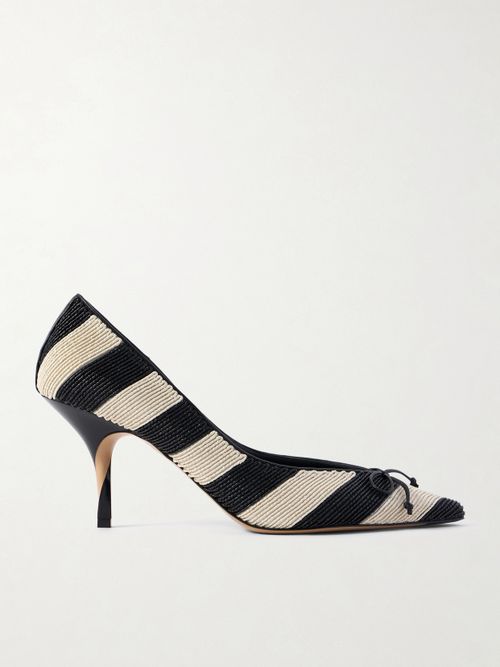 Les Escaripins Tourni Leather Heel Pumps - Multi
