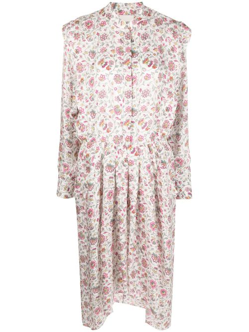 Leidy floral-print shirtdress - Neutrals