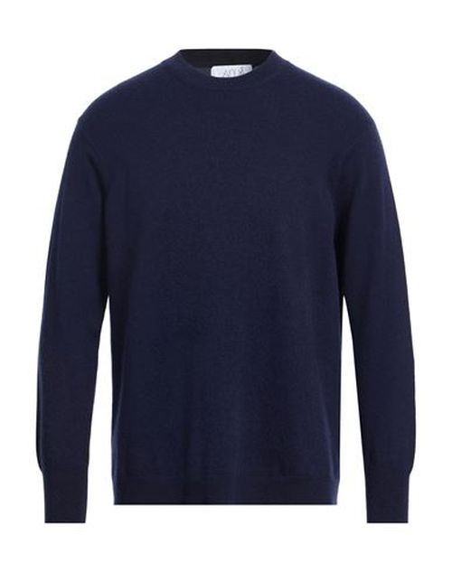 Man Sweater Navy Size M Cashmere, Polyamide, Elastane