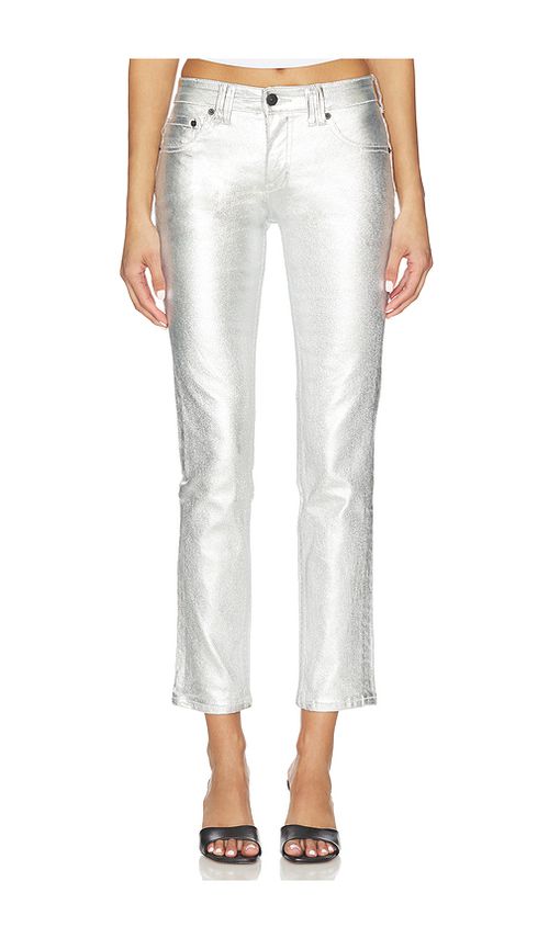 Free People x We The Free Oracle Metallic Pant In Divine in Metallic Silver. - 32 also , 25, 26, 27, 28, 29
