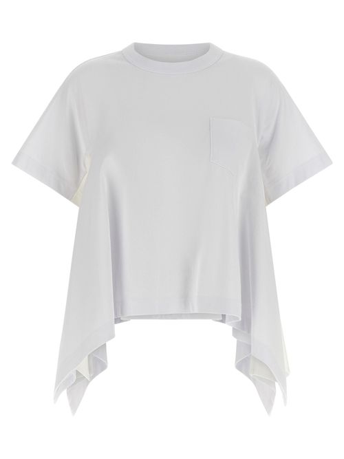 Light Weight Denim X Cotton Jersey T-Shirt