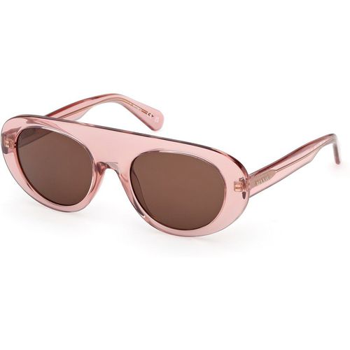 MAX&Co Mujer MAX&Co MO0148 72E Gafas de sol Inyectado Rosa Marrón Redonda Norma