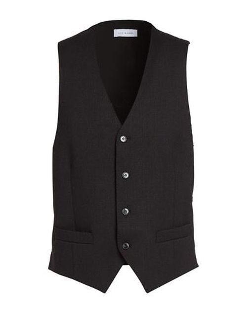 Man Tailored Vest Charcoal Size 44 Virgin Wool, Elastane