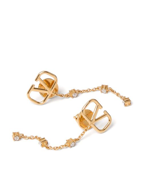 VLogo Signature drop earrings - Gold
