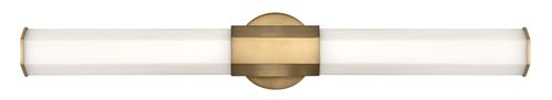 Facet Bathroom Vanity Light In Heritage Bra