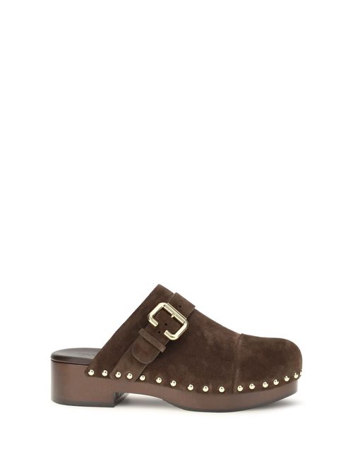 Jeannette Clog Mule — Brown