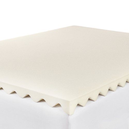 Comfort Boost 2.5-inch Memory Foam Mattress Topper Twin - off-white