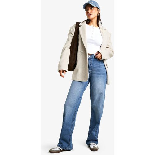 Womens Tall Basic Straight Leg Jean - White - 6/34L, White