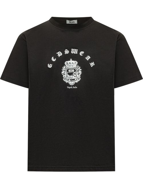 Black Graphic Crew Neck T-Shirt