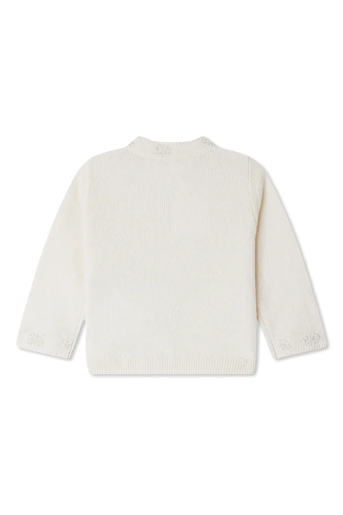 Cashmere Cardigan, Unisex, White