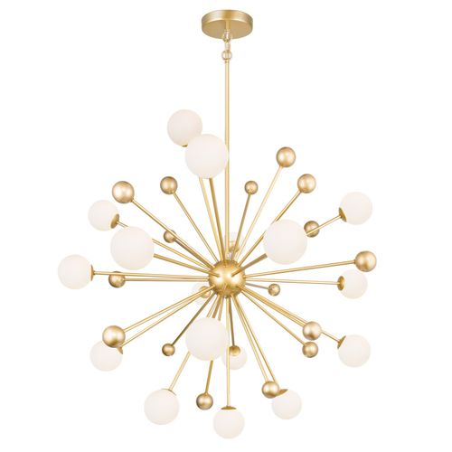 Sun Gold LED Chandelier from the Element Collection