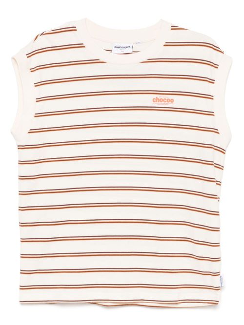 Stiped tank top - Neutrals