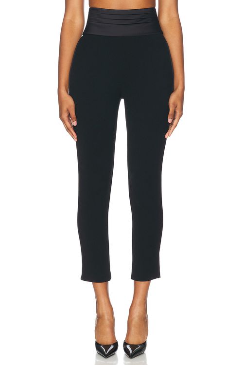 SANS FAFF Tuxedo Cigarette Pant in Black
