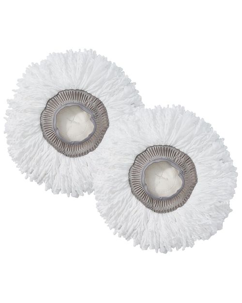 2Pc Round Mop Pad Replacement Set