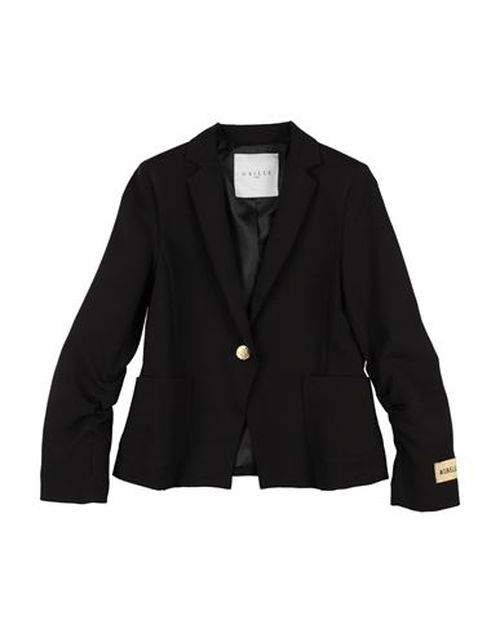 Kid Girl Blazer Black Size 10 Polyester, Elastane