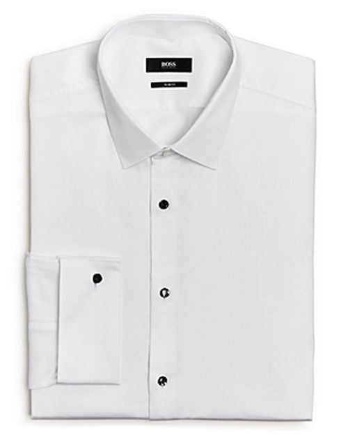 Jasper Pique Slim Fit Tuxedo Shirt