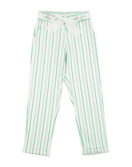 Kid Girl Pants Green Size 10 Viscose, Polyester, Elastane