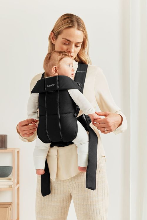 Black Baby Carrier Mini Woven