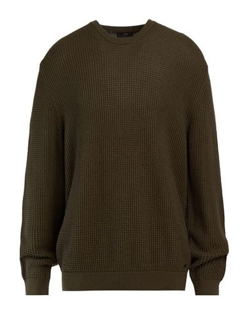 Man Sweater Military green Size XXL Cotton, Polyacrylic