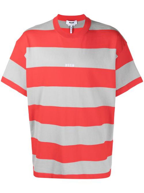 Logo-print striped T-shirt