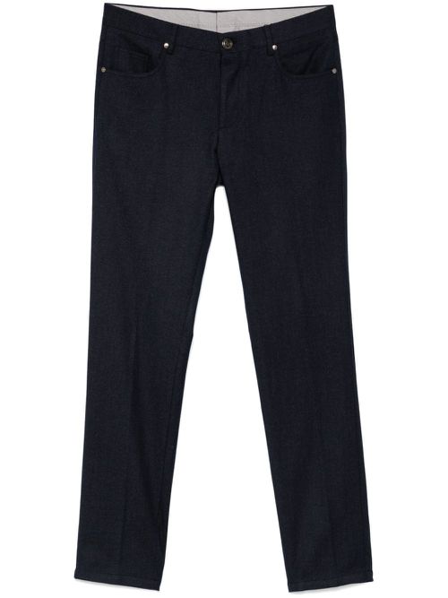 Straight-leg trousers - Blue