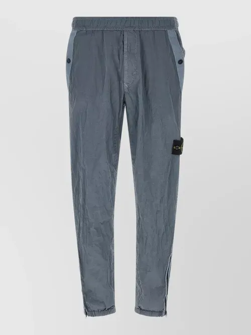 Stone Island - 3100011 joggers elastic waistband zip he