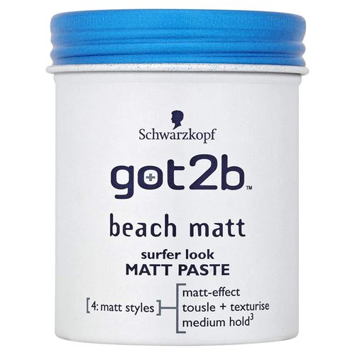 Schwarzkopf Got2b Beach Matt Surfer Look Matt Paste 100ml