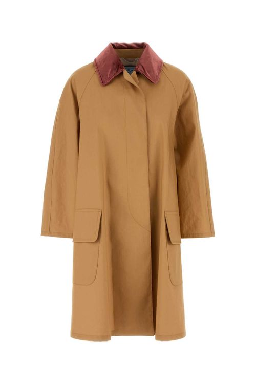 Peach Cotton Overcoat