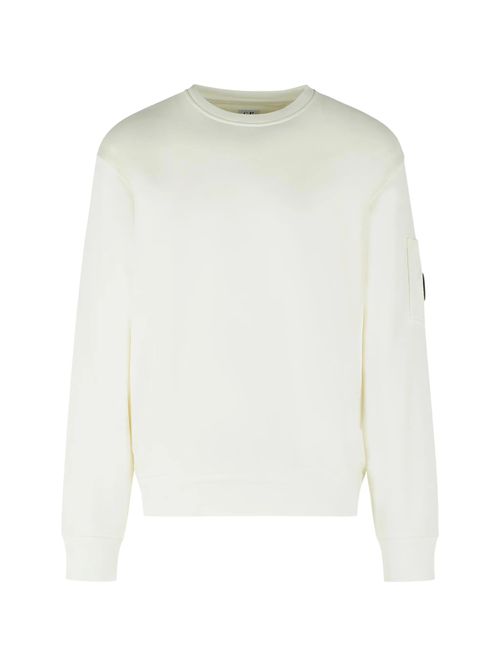 Men's Cotton Crewneck Sweatshirt with Lens Pocket