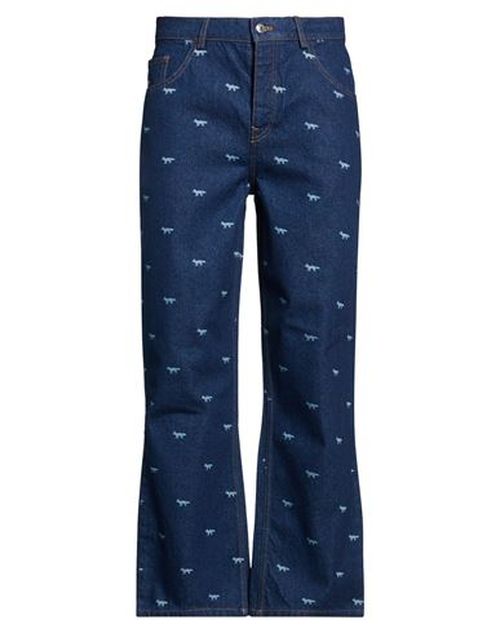 Maison Kitsuné Man Jeans Blue Size 30 Cotton