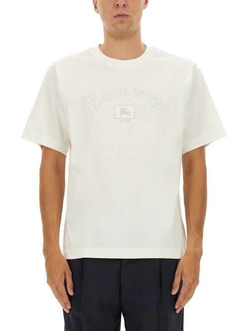 Gothic Logo Cotton T-shirt - Men