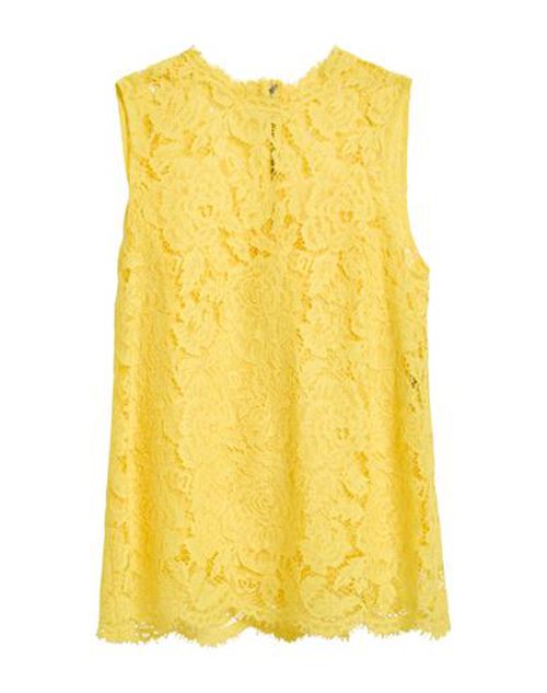 Woman Top Yellow