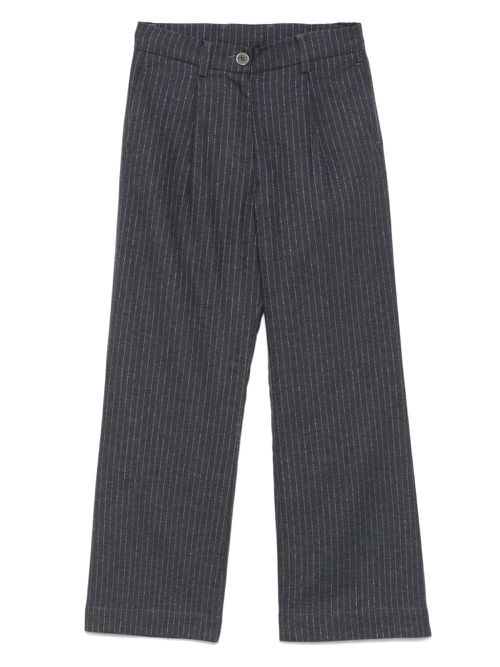 Pinstriped trousers - Grey