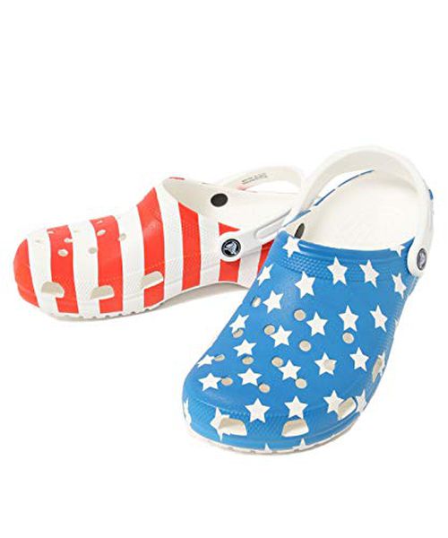 Crocs Unisex Classic American Flag Clog Mlt