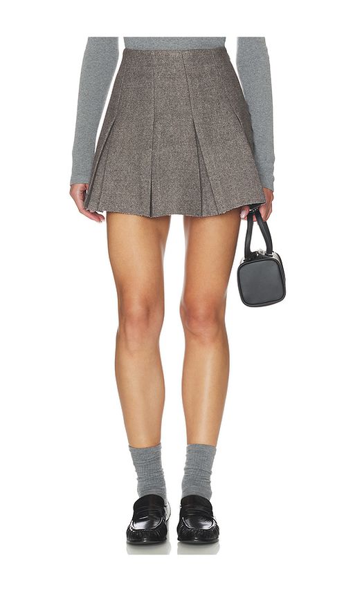 NICHOLAS Mimmy Skirt in Charcoal - Grey. 2 also