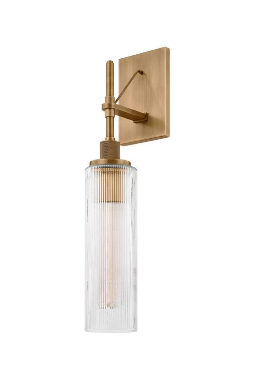 Patina Brass Wall Sconce from the Shenandoah Collection