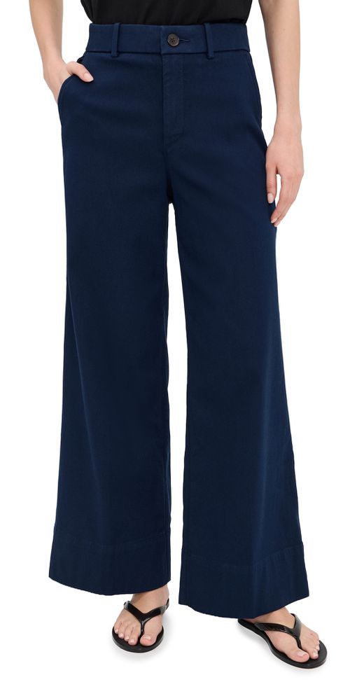 Supersmooth Wide Leg Pants Timeless Navy