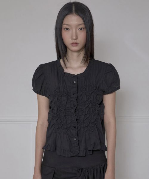 Saya Frill Puff Blouse