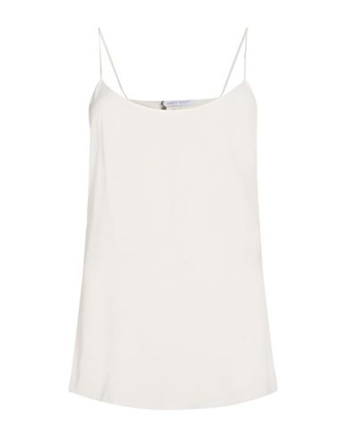 Woman Top White Size 2 Acetate, Silk, Elastane