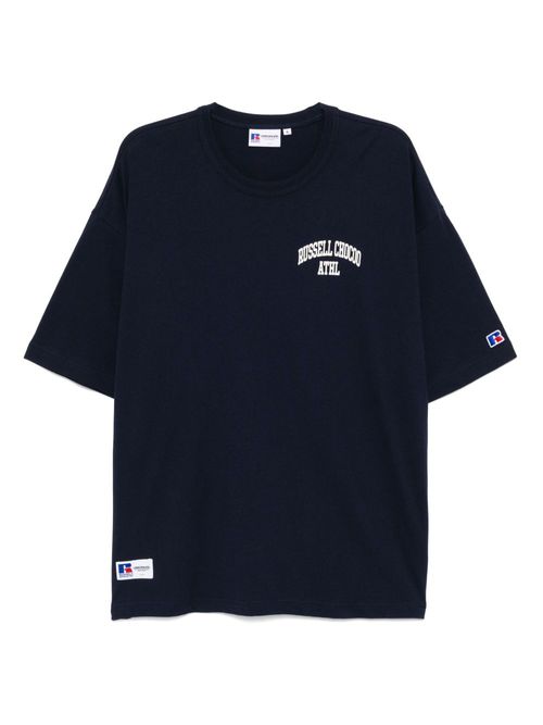 Logo-print T-shirt - Blue