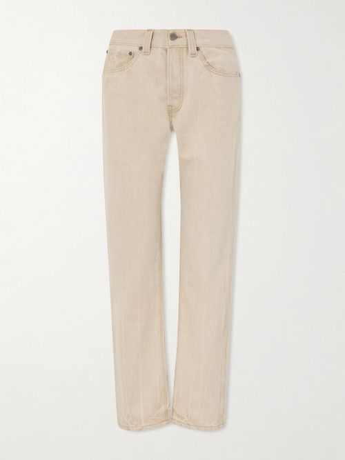 Callum Straight-leg Jeans - Beige