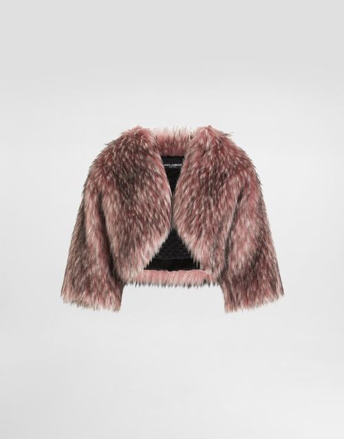 Short faux fur jacket