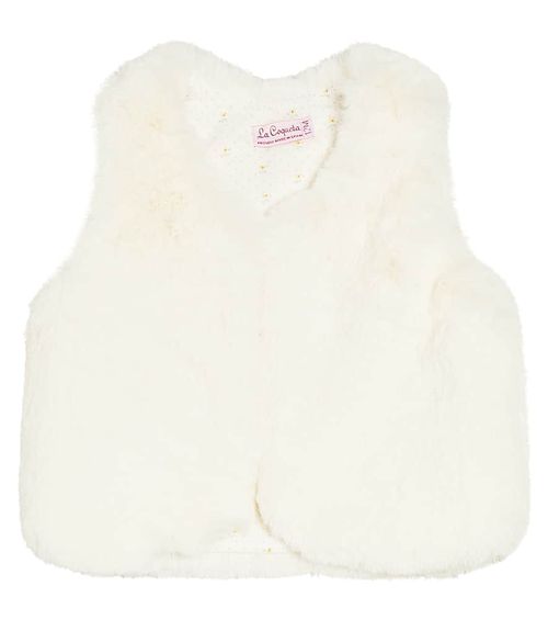 Baby Eva faux-fur vest