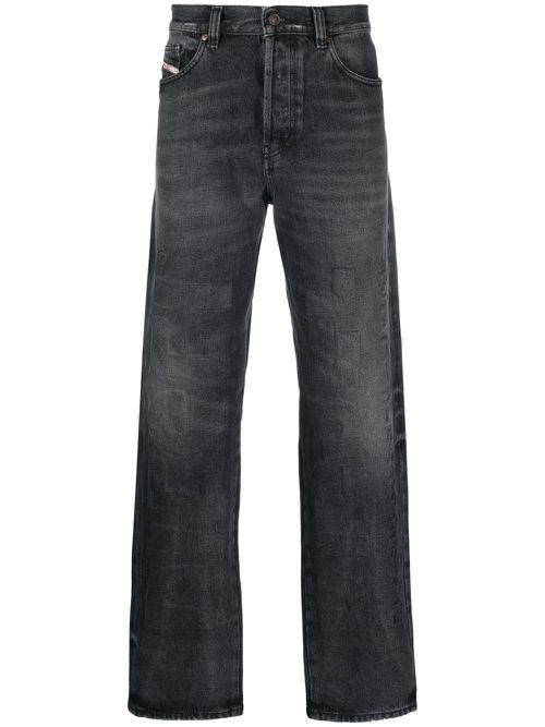 2010 straight-leg jeans - Black