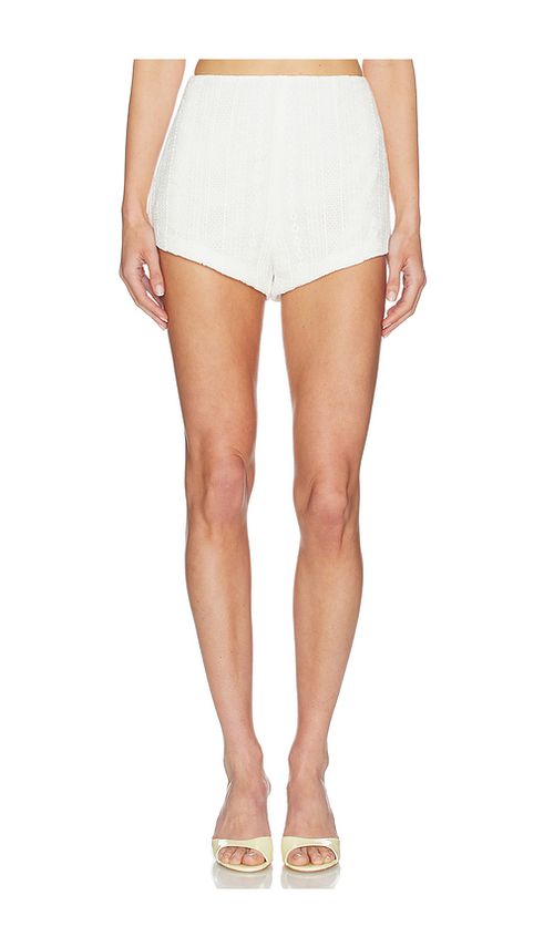 Amanda Uprichard x REVOLVE Brynely Short in Ivory. L. Also in S, XS